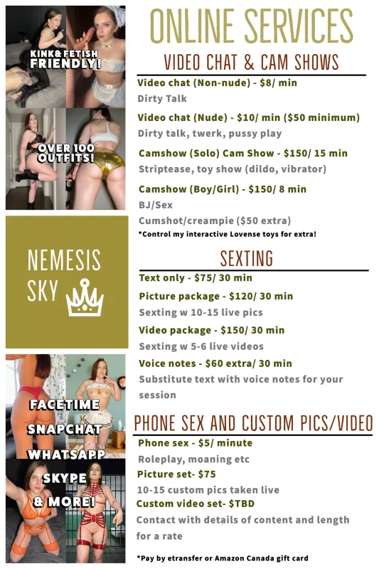 Hi!. I’m Nemesis Sky (EN/FR) Fetish & taboo-friendly, versatile (Dom/Sub) — I love switching it... - Photo 1 of 23