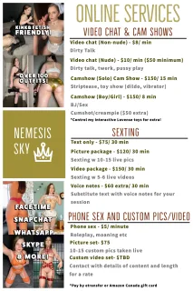 Hi!. I’m Nemesis Sky (EN/FR) Fetish & taboo-friendly, versatile (Dom/Sub) — I love switching it... - Photo 1 of 23